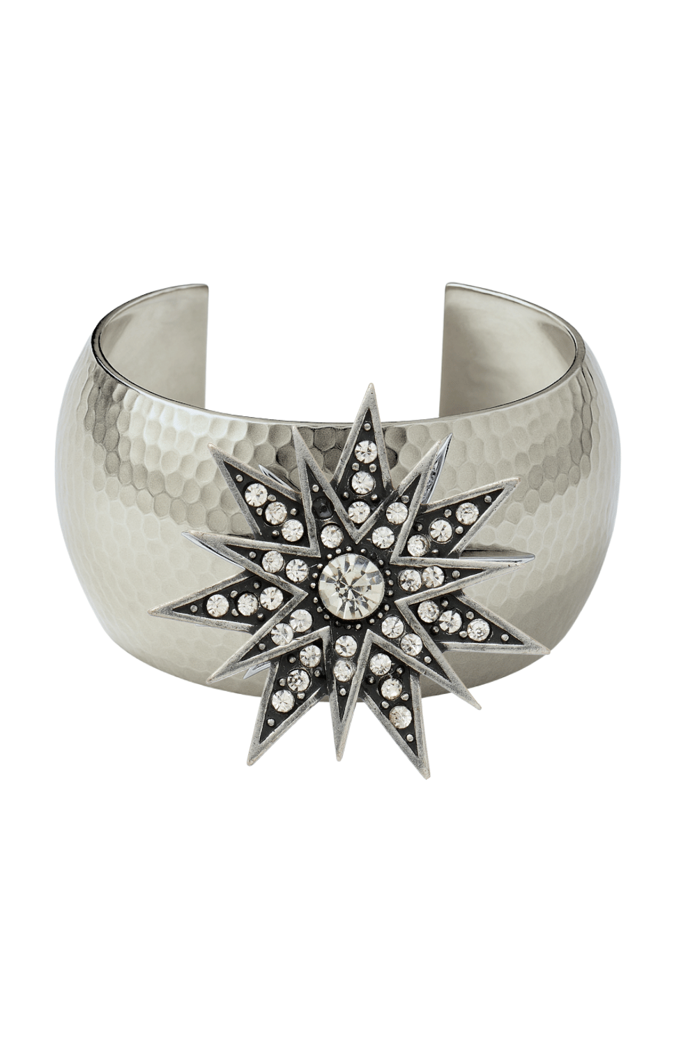 Bracelete Star Cristal Prata Vintage