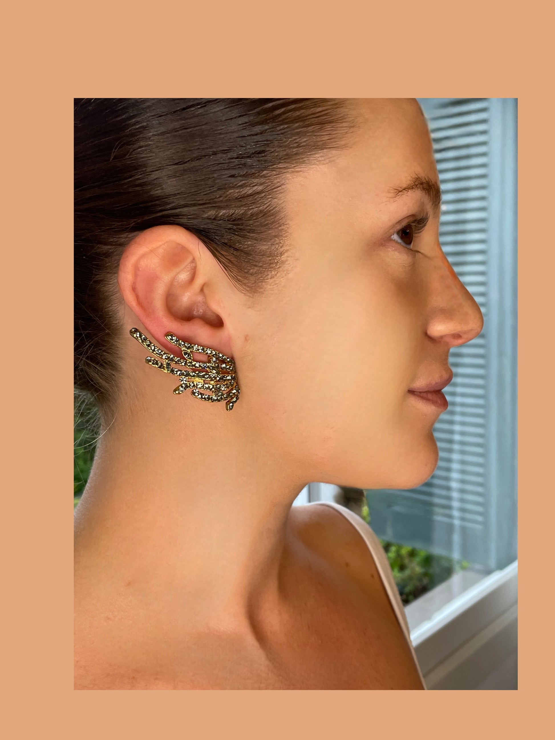 Brinco Liberdade Ouro Vintage