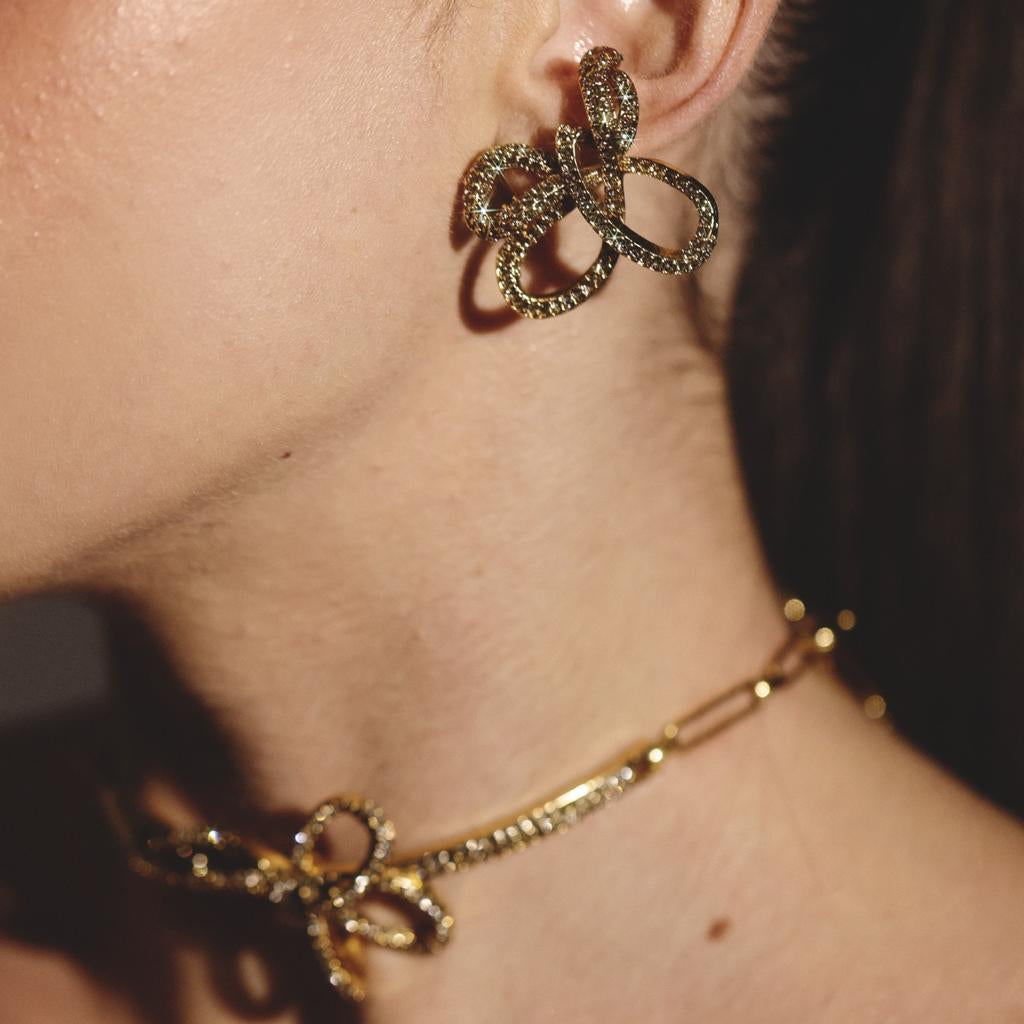 Brinco Afeto Ouro Vintage