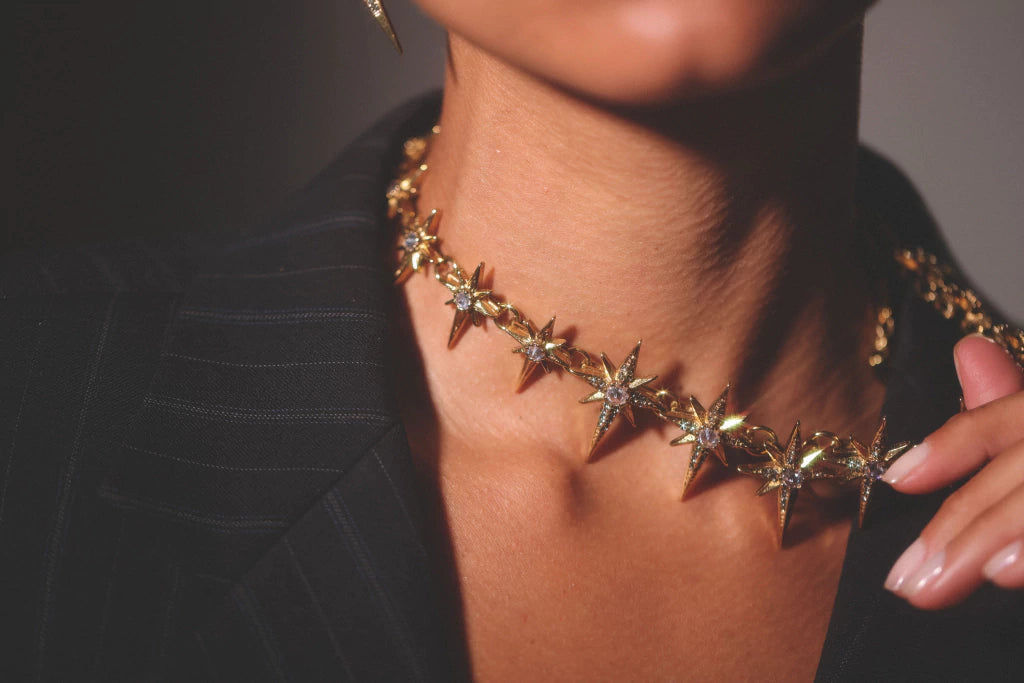 Colar Star Ouro Vintage