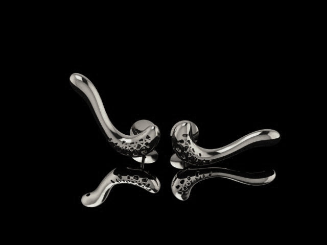 Earcuff Alma Em Ródio Branco