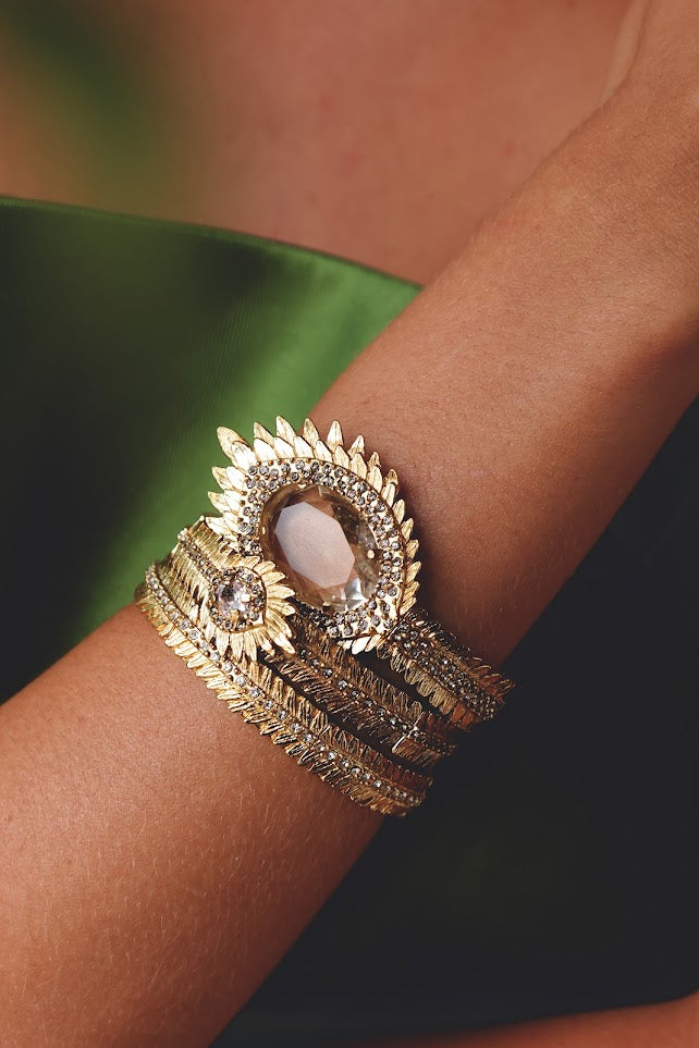 Pulseira Pavao Ouro Velho