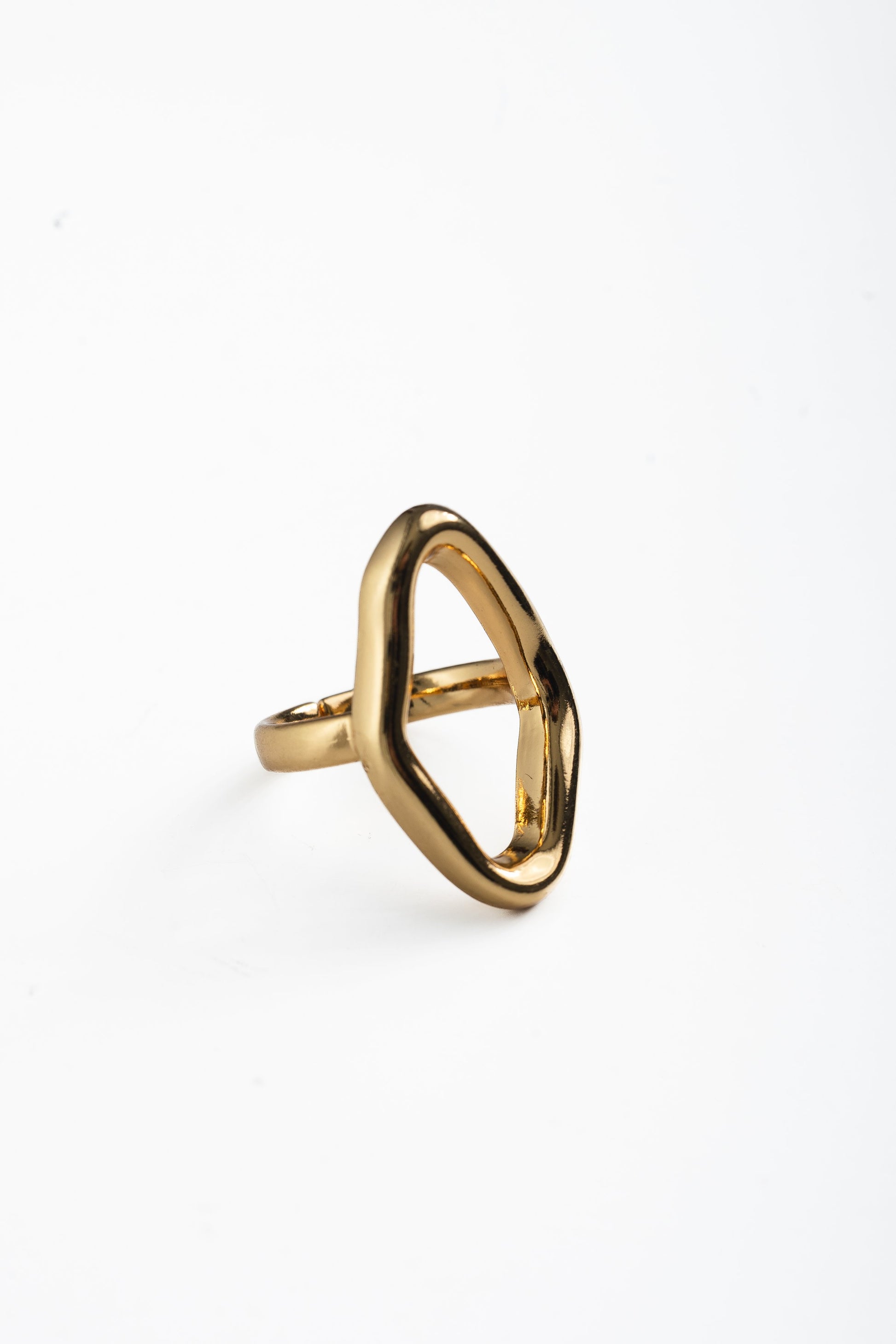 Anel Organic Dourado