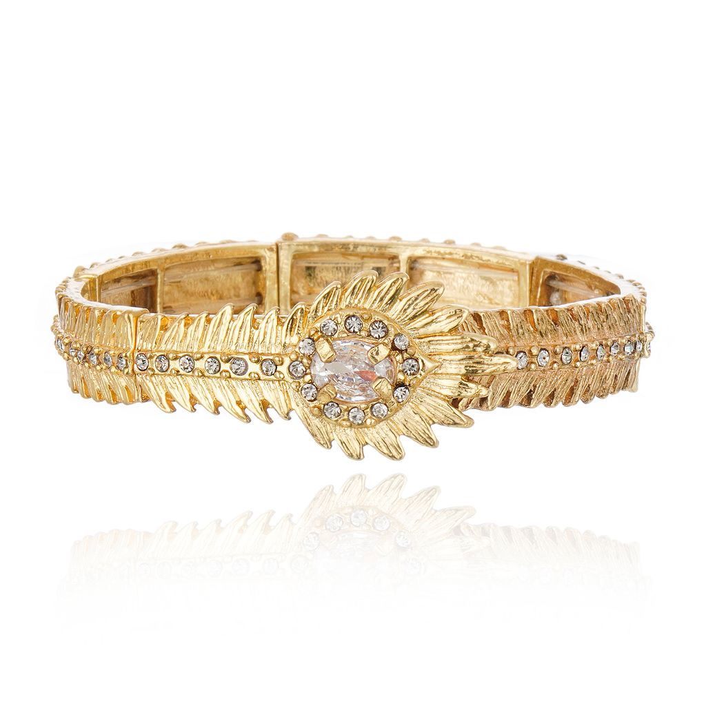 Pulseira Pavão Ouro Vintage